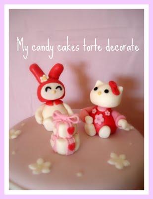 Hello Kitty and friend cake - torta hello Kitty e amici