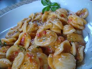 Orecchiette al mio pesto mediterraneo