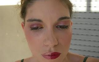 Prove trucco da sera... Make Up Due Facce XD