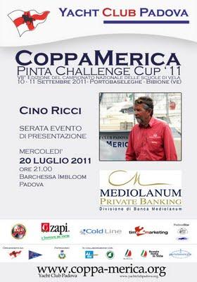 Cino Ricci a Padova per la CoppaMerica