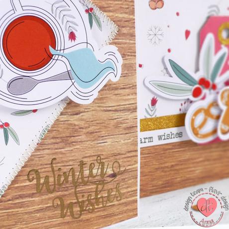 Natale fatto a mano | Card di Buon Natale con i materiali scrap di Flavir Design Natale fatto a mano | Card di Buon Natale con i materiali scrap di Flavir Design