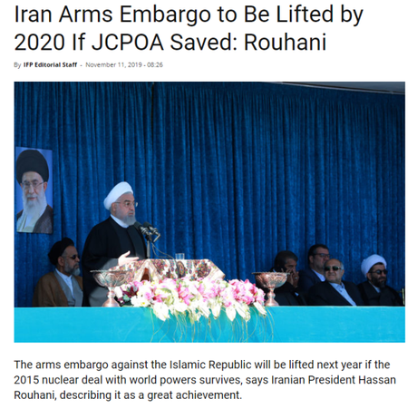 Ma perché l’Iran non abbandona il JCPOA…? Ce lo spiega il “moderato” Rouhani e non ha nulla a che vedere con il bene del popolo iraniano… Ma perché l’Iran non abbandona il JCPOA…? Ce lo spiega il “moderato” Rouhani e non ha nulla a che vedere con il bene del popolo iraniano…