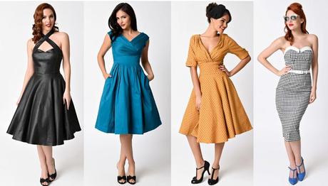 Vestiti anni 40 e 50 da pin up: la guida che ti serviva! Vestiti da pin-up anni '50