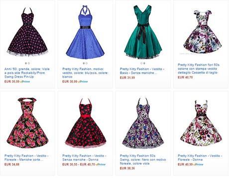 Vestiti anni 40 e 50 da pin up: la guida che ti serviva! Clicca sull'immagine per vedere gli abiti da pin up su Amazon