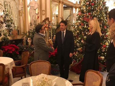 Giuseppe Conte a Napoli: al San Carlo la prima uscita pubblica con la compagna giuseppe conte gambrinus