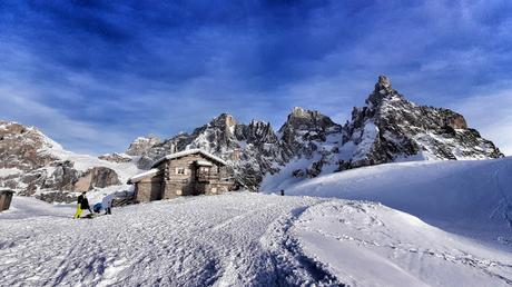 ciaspole val venegia baita segantini ciaspole val venegia baita segantini