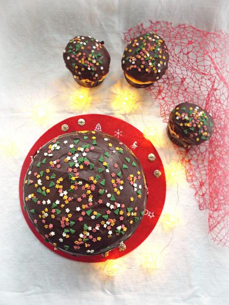Panettone alle gocce di cioccolato a lievitazione mista Panettone alle gocce di cioccolato a lievitazione mista