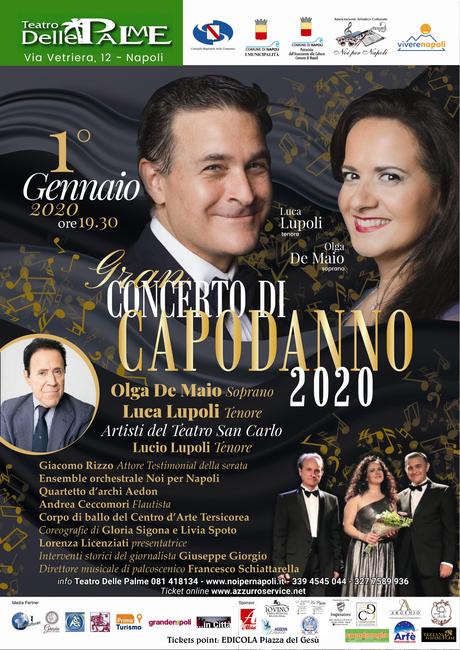 Un salotto in musica,canto e danza atteso al Teatro delle Palme con il Concerto di Capodanno di Noi per Napoli Un salotto in musica,canto e danza atteso al Teatro delle Palme con il Concerto di Capodanno di Noi per Napoli