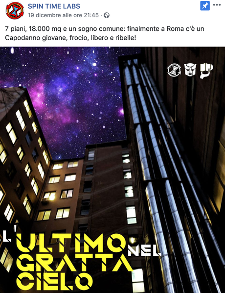 Stanno organizzando enorme festa di Capodanno in un gigantesco palazzo occupato Stanno organizzando enorme festa di Capodanno in un gigantesco palazzo occupato