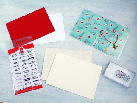 Midori pocket con le carte da scrapbooking Flavir Design Midori pocket con le carte da scrapbooking Flavir Design
