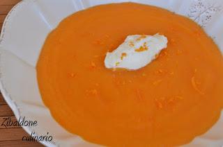 Crema di carote all'arancia Crema di carote all'arancia