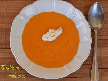 Crema di carote all'arancia Crema di carote all'arancia