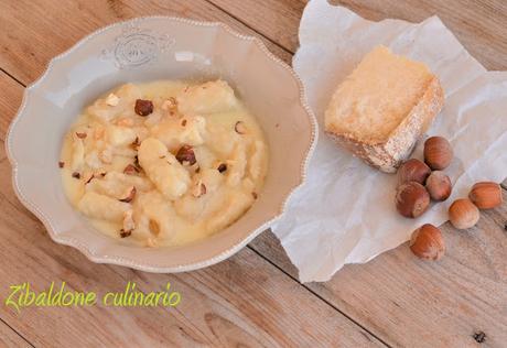 Gnocchi di patate al Castelmagno DOP e nocciole - MTC story Gnocchi di patate al Castelmagno DOP e nocciole - MTC story