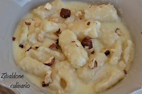 Gnocchi di patate al Castelmagno DOP e nocciole - MTC story Gnocchi di patate al Castelmagno DOP e nocciole - MTC story