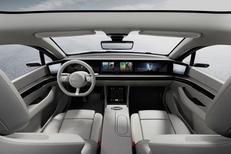 Sony pronta per il mercato delle auto elettriche con la Vision-S? sony vision-s interni
