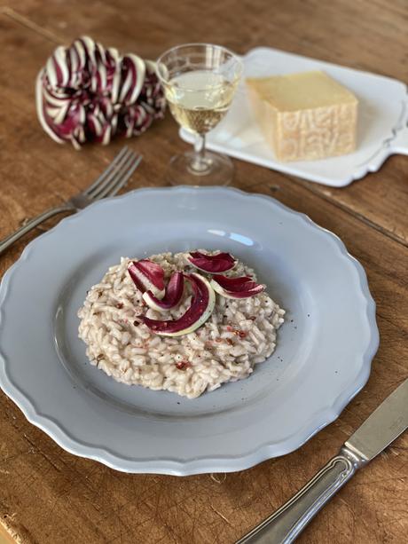 Ricetta del Risotto al radicchio con formaggio Piave Vecchio Selezione Oro DOP Ricetta del Risotto al radicchio con formaggio Piave Vecchio Selezione Oro DOP