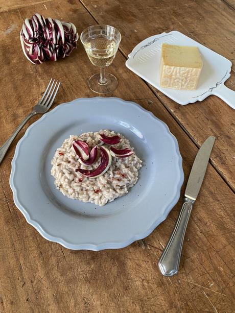 Ricetta del Risotto al radicchio con formaggio Piave Vecchio Selezione Oro DOP Ricetta del Risotto al radicchio con formaggio Piave Vecchio Selezione Oro DOP