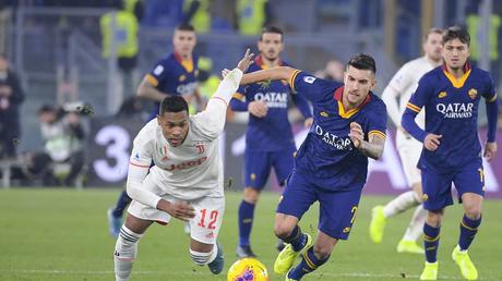 Roma-Juventus 1-2, Perotti non basta: Sarri campione d’inverno Roma-Juventus