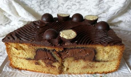 TORTA CON CREMA DI NOCCIOLE IN 2 TEMPI TORTA CON CREMA DI NOCCIOLE IN 2 TEMPI