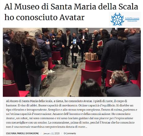 Al Museo di Santa Maria della Scala ho conosciuto Avatar Al Museo di Santa Maria della Scala ho conosciuto Avatar
