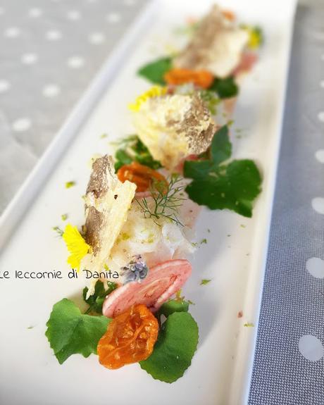 Carpaccio di baccalà - oggi dieta sana Carpaccio di baccalà - oggi dieta sana