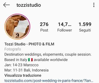 10 Profili Instagram di Fotografi di Matrimonio da seguire nel 2020! 10 Profili Instagram di Fotografi di Matrimonio da seguire nel 2020!