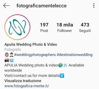 10 Profili Instagram di Fotografi di Matrimonio da seguire nel 2020! 10 Profili Instagram di Fotografi di Matrimonio da seguire nel 2020!
