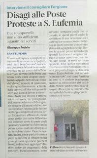 Lettera ai vertici di Poste Italiane Lettera ai vertici di Poste Italiane