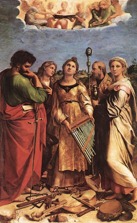 Correggio, noli me tangere Raffaello, estasi di santa Cecilia