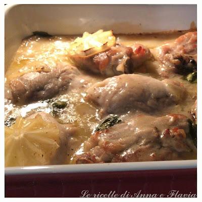 Sovracosce di pollo al limone Sovracosce di pollo al limone