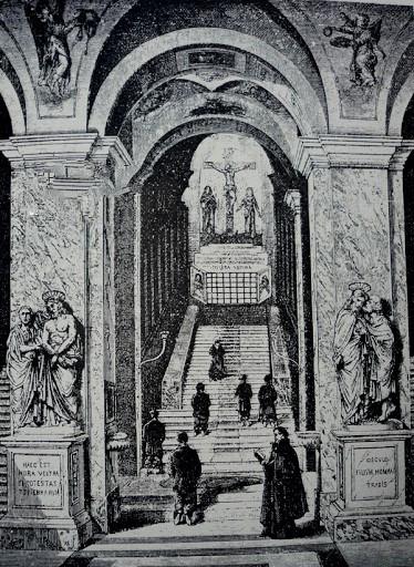 La Scala Santa non solo luogo di culto ma anche eccezionale monumento storico e artistico La Scala Santa non solo luogo di culto ma anche eccezionale monumento storico e artistico