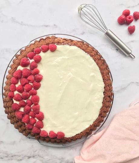 CROSTATA MORBIDA CON NAMELAKA AL CIOCCOLATO BIANCO CROSTATA MORBIDA CON NAMELAKA AL CIOCCOLATO BIANCO