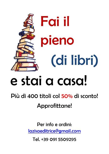 Coronavisrus, Le Edizioni La Zisa per la campagna #iorestoacasa: tutti i titoli al 50% Coronavisrus, Le Edizioni La Zisa per la campagna #iorestoacasa: tutti i titoli al 50%