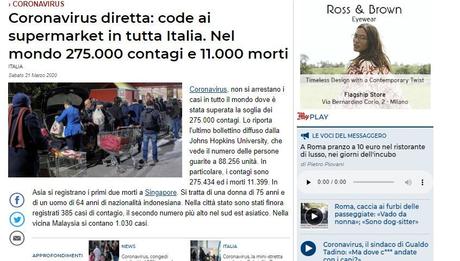 #Covid19: più di 4000 morti, code ai supermarket, sospeso il Patto di stabilità #Covid19: più di 4000 morti, code ai supermarket, sospeso il Patto di stabilità