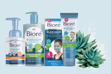 La gamma Bioré Blau Agave per pelli miste La gamma Bioré Blau Agave per pelli miste