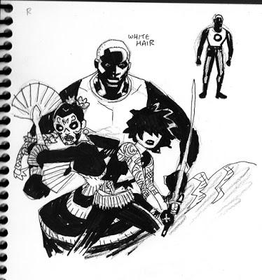 Rick Remender declassifica i suoi archivi segreti rivelando ai suoi lettori progetti inediti e studi preparatori dei suoi personaggi Rick Remender declassifica i suoi archivi segreti rivelando ai suoi lettori progetti inediti e studi preparatori dei suoi personaggi