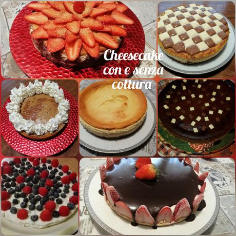 Cheesecake con e senza cottura Cheesecake con e senza cottura
