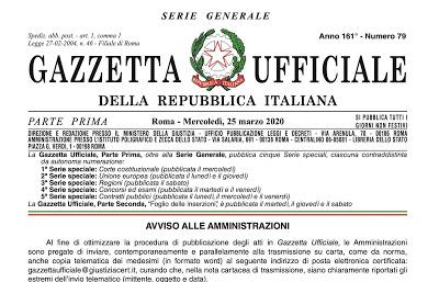 CoronaVirus Il Superdecreto-legge del 25 marzo CoronaVirus Il Superdecreto-legge del 25 marzo