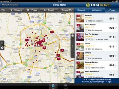 L’applicazione “Logihotel” disponibile gratis per iPhone, iPad e iPod touch