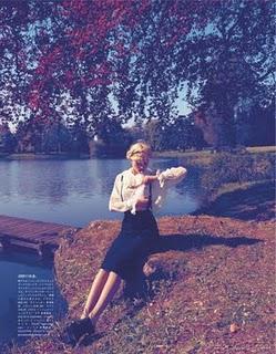 Aline Weber in Dolce & Gabbana su Vogue Japan