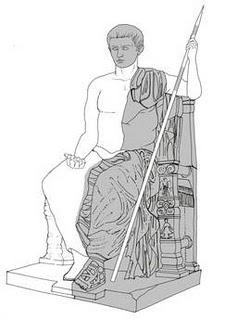 Ritrovata dalla Guardia di Finanza una statua di Caligola sul trono: tornerà a Nemi