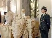 Ritrovata dalla Guardia Finanza statua Caligola trono: tornerà Nemi