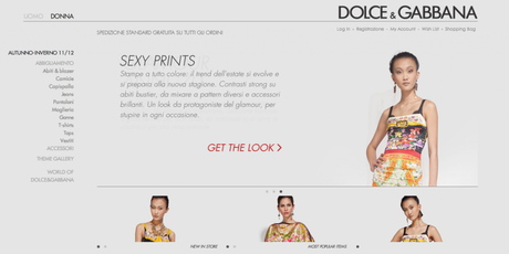 Dolce&Gabbana;, ecco l’ e-store!