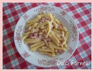 Casarecce con fagioli cannellini e pancetta