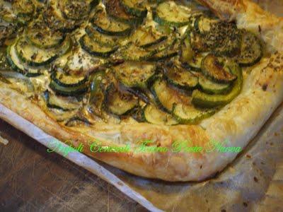 Sfoglia di zucchine e peperoni