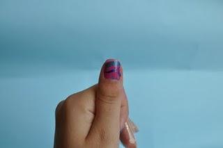 {Tutorial marble nails art}