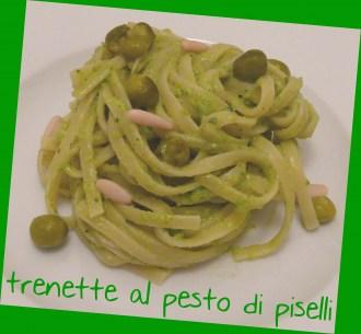 Trenette al pesto di piselli