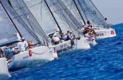 AUDI SAILING SERIES MELGES 32 DA DOMANI A MALCESINE. SAMBA PA TI, BRONTOLO E AUDI FRATELLI GIACOMEL GUIDANO LA CLASSIFICA OVER ALL