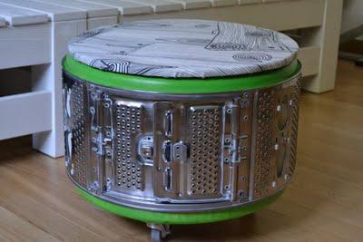 Realizzare un comodino da un cestello della lavatrice/To create a bedside-table from a washing machine drum