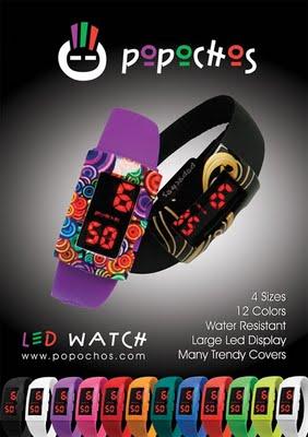 Popochos LED watch: the new watch for the summer!